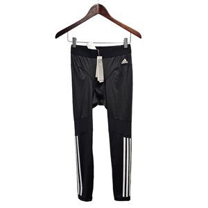 ADIDAS Leggings Training Tights Black SMALL Mesh Women's‎ Aeroready